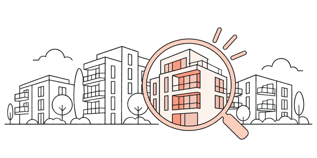 Recherche et sélection d’un logement parmi plusieurs programmes immobiliers neufs